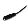Aperçu de Câble audio stéréo 3,5 mm M/F noir, 2 m