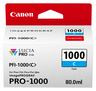 Vista previa de Canon PFI-1000C Ink Cyan
