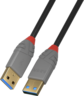 Miniatuurafbeelding van Cable USB 3.0 A/m-A/m 3m Black