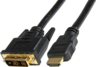Miniatuurafbeelding van Cable HDMI A/m-DVI-D/m 3m Black