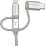 Miniatura obrázku Cable USB 2.0 A/m - Lightning+MicroB+C/m