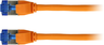 Patchkábel RJ45 S/FTP Cat6a 3 m narancs előnézet