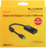 Aperçu de Adaptateur Delock mini DisplayPort-HDMI