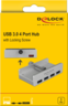 Anteprima di Hub USB 3.0 4 porte Delock, argento