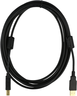 Miniatuurafbeelding van Cable USB 2.0 A/m-B/m 3m Black