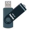 Miniatuurafbeelding van Hama Rotate USB Stick 64GB Teal Blue