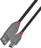 Vista previa de Cable LINDY USB tipo A - Mini-B 3 m