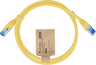 Aperçu de Câble patch RJ45 S/FTP Cat6a, 1 m, jaune