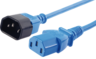 Vista previa de Cable alimentación C13h - C14m, 1m, azul