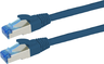 Aperçu de Câble patch RJ45 S/FTP Cat6a, 3 m, bleu