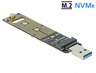 Aperçu de Convertis. Delock M.2 NVMe PCIe USB 3.1