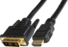 Anteprima di Cavo HDMI(A) Ma/DVI-D Ma 5 m nero