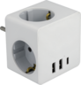 Thumbnail image of Multi Socket Cube 3-way + 3x USB