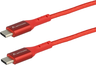 Vista previa de Cable USB 2.0 m. (C) - m. (C) 1 m rojo