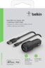 Belkin 2x USB autós töltő 4800 mA, fek. előnézet