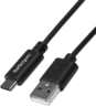 Miniatuurafbeelding van Cable USB 2.0 C/m-A/m 2m Black