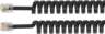Anteprima di Cavo a spirale RJ-10 - RJ-10 3 m nero