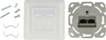 Miniatuurafbeelding van RJ45 Outlet FM 2x LSA+ Cat6a White