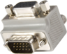 Miniatuurafbeelding van VGA Adapter HD15/female to HD15/male 90°