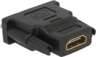 DVI-D - HDMI m/f adapter, fekete előnézet