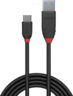 Miniatuurafbeelding van LINDY USB Type-A - Type-C Cable 0.15m