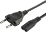 Miniatuurafbeelding van Power Cable Power/m-C7/f 1m Black