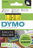 Thumbnail image of DYMO D1 Label Tape 6mm Yellow/Black