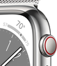 Vista previa de Apple Watch S8 GPS+LTE 41mm acero plata