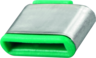 Vista previa de Candado puer. USB tipo C verde 10 uds.
