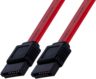Vista previa de Cable SATA m - SATA m int.; 0,3m rojo