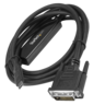 Miniatura obrázku Adapter USB C/m-DVI-D/f 2m