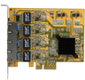 Aperçu de Carte réseau StarTech 4 ports GbE PCIe