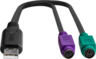 Thumbnail image of Adapter 2x PS/2/f - USB A/m