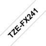 Anteprima di Nastro di scrittura TZe-FX241 18mmx8m bi