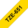 Widok produktu Brother Taśma TZe-651 24mmx8m, żółta w pomniejszeniu
