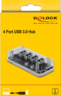 Thumbnail image of Delock USB Hub 3.0 4-port Transparent