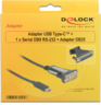 Aperçu de Adaptateur DB9/DB25 m. > USB-C m., 1,8 m