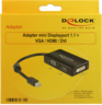 Aperçu de Adaptateur Delock mini DP-HDMI/DVI-D/VGA