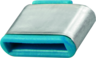 Vista previa de Candado puer. USB tipo C azul 10 uds.