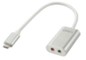 Miniatuurafbeelding van Adapter USB Type-C/m - 2x 3.5mm Jack/f