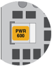 Miniatuurafbeelding van Allied Telesis AT-PWR600 Power Supply 1Y