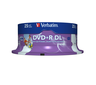 Verbatim DVD+R DL 8,5GB 8x Inkjet SP(25) előnézet
