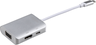Widok produktu Adapter USB Typ C wt - HDMI/VGA/USB gn w pomniejszeniu