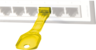 Aperçu de Verrous p. port RJ45 jaune, x10 + 1 clé