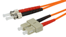 Miniatuurafbeelding van FO Duplex Patch Cable SC-ST 2m 62.5/µ