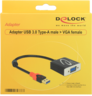 Miniatuurafbeelding van Adapter USB Type-A/m - VGA (HD15)/f