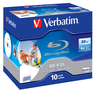 Widok produktu Verbatim Blu-ray BD-R 50GB 6x JC(10) w pomniejszeniu
