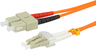 Miniatuurafbeelding van FO Duplex Patch Cable LC-SC 0.5m 50/µ