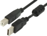 Miniatuurafbeelding van Cable USB 2.0 A/m-B/m 0.5m Black
