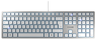CHERRY KC 6000 SLIM Tastatur silber Vorschau